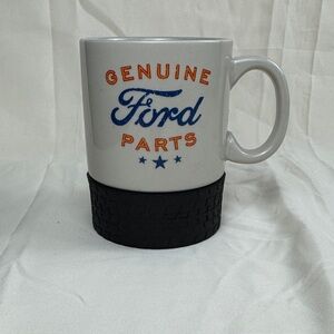 Open Roads Brand - Genuine FORD Sales & Service Rubber Tire 14oz Coffee Mug.